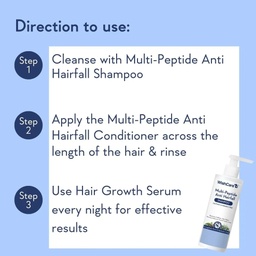 WISHCARE MULTIPEPTIDE ANTI HAIRFALL SHAMPOO WITH ROSEMARY - 250ML