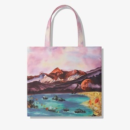 MAH MOUNTAIN LAKE PRINTING TOTE BAG FOR WOMEN M232799S