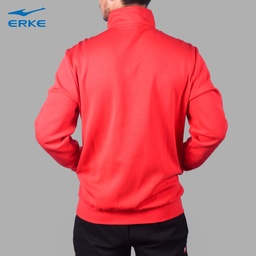 ERKE ZIP SWEATSHIRT RED FOR MEN 11219114276-204 (M)