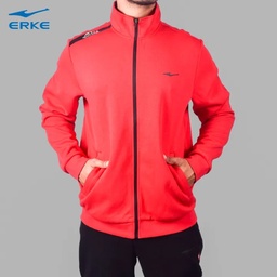 ERKE ZIP SWEATSHIRT RED FOR MEN 11219114276-204 (M)