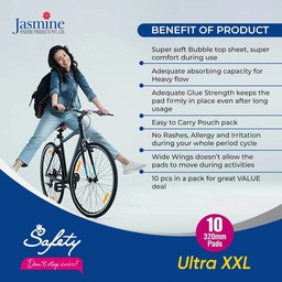 SAFETY ULTRA XXL 320 MM 10 PCS SANITARY PAD (PACK OF 2)