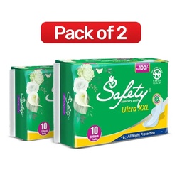 SAFETY ULTRA XXL 320 MM 10 PCS SANITARY PAD (PACK OF 2)