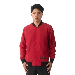 ERKE RED TRENDY BOMBER JACKET FOR MEN 11218308391-221 (L)