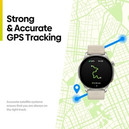 ZEBLAZE BTALK 3 GPS SMART WATCH BUILT-IN GPS (SPACE GRAY)