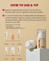 K-SECRET SEOUL 1988 CREAM : RETINAL LIPSOME 1%+FERMENTED RICE