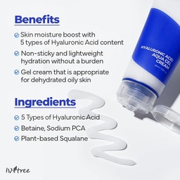 ISNTREE HYALURONIC ACID AQUA GEL CREAM 100ML
