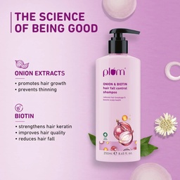 PLUM ONION & BIOTIN HAIR FALL CONTROL SHAMPOO 250ML