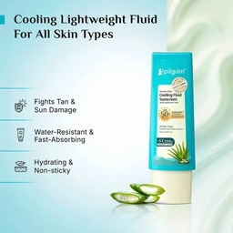 PILGRIM KOREAN ALOE COOLING FLUID SUNSCREEN SPF 50+ PA++++ 50ML