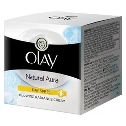 OLAY NATURAL AURA DAY SPF 15 CREAM, 50 GM