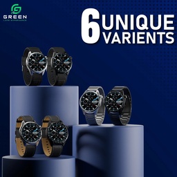 GREEN LIFE EXPERIENCE ORBIT 2.0 SMARTWATCH (BLACK & BLACK CHAIN)