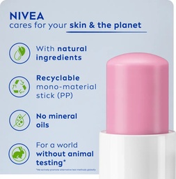 NIVEA LIPCARE SOFT ROSE 4.8G