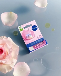 NIVEA LIPCARE SOFT ROSE 4.8G