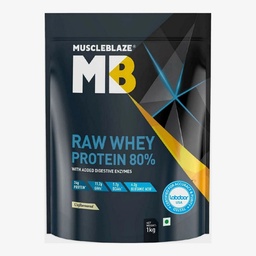 MUSCLEBLAZE RAW WHEY PROTEIN POWDER 1KG 33 SERVINGS