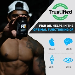 MUSCLEBLAZE FISH OIL OMEGA 3 1000MG 180 CAPSULES