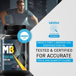 MUSCLEBLAZE FISH OIL OMEGA 3 1000MG 180 CAPSULES