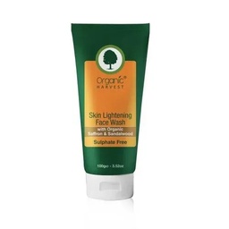 Organic Harvest Skin Lightening Face Wash, 100gm