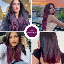 PARADYES BEKARAAR BURGUNDY SEMI-PERMANENT HAIR COLOR - 120G