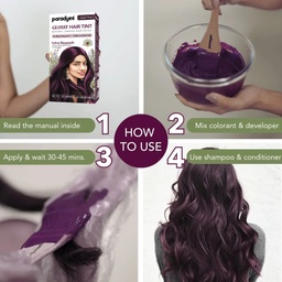 PARADYES VELVET BURGUNDY GLOSSY HAIR TINT - 210G