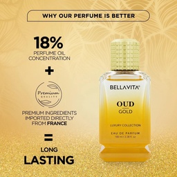 BELLA VITA GOLD OUD PERFUME- 100 ML