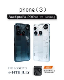 Nothing Phone (3) – 12GB RAM + 256GB Storage (Black)
