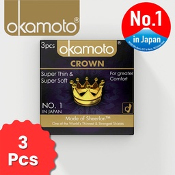 OKAMOTO CROWN - 3 PCS PACK