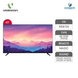 VIDEOCON 43 INCH 4K UHD SMART LED TV (WEB OS)