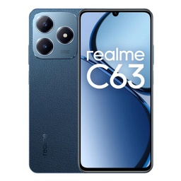 MOBILE PHONE REALME C 63 RMX3939 (128GB 4GB) (LEATHER BLUE)