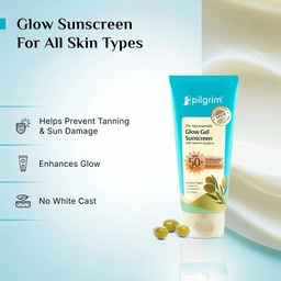PILGRIM 2% NIACINAMIDE GLOW SUNSCREEN SPF 50 PA+++ - 50G