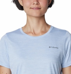 COLUMBIA  WOMEN'S ALPINE CHILL™ ZERO SHORT SLEEVE TEE - WHISPER HEATHER (XS)