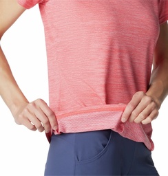 COLUMBIA  WOMEN'S ALPINE CHILL™ ZERO SHORT SLEEVE TEE - JUICY HEATHER (XS)