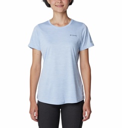 COLUMBIA  WOMEN'S ALPINE CHILL™ ZERO SHORT SLEEVE TEE - WHISPER HEATHER (XS)