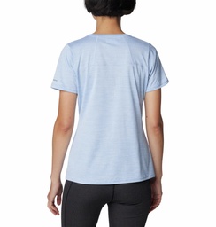COLUMBIA  WOMEN'S ALPINE CHILL™ ZERO SHORT SLEEVE TEE - WHISPER HEATHER (XS)